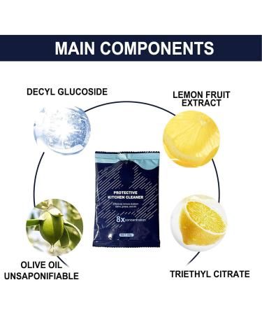 Heavy Oil Cleaning Powder - Oil Pollution for All-Around Clean Gentle Solution Kitchen Cleaning Powder for Pots Stoves Pot Bottoms Floors Sinks Faucets and Tiles Sreeka - Buy Online on GoSupps.com