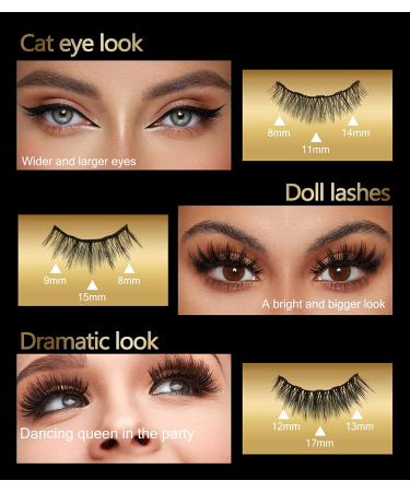 Larbois Magnetic Eyelashes 5 Pairs with Eyeliner Kit - Easy to Wear, Comfortable & Reusable False Lashes in Natural to Gorgeous Styles - No Glue Needed - Buy Online on GoSupps.com