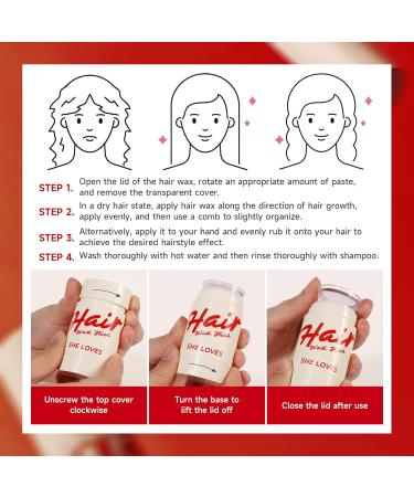 Buy Long-Lasting Hair Wax Stick | Non-Greasy Hair Pomade for Smooth Tidy Styles - International Shipping Available - Buy Online on GoSupps.com