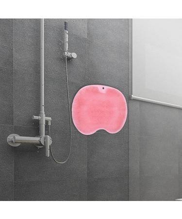Yusheng Silicone Foot Scrubber Non-Slip Shower Back Scrubber with Suction Cup | Gentle Cleaning Brush for Women Easy to Clean Red - Buy Online on GoSupps.com