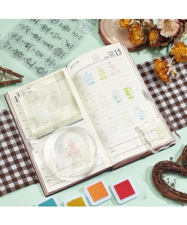 Mystic Tarot Pattern Silicone Clear Stamp - 4.3 x 6.3 Inch - Perfect for Scrapbook, Journal, Card Making - GLOBLELAND - Buy Online on GoSupps.com