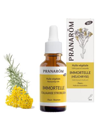 Pranar m Vegetable Oil Immortelle Organic Helichryse Italian Sommit Floral 30 ml