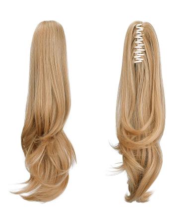 HewEicsy 20 Ponytail Extension Synthetic Hairpiece Blonde - Clip-in Daily Fluffy Ponytail Wig for Women - Buy Online on GoSupps.com