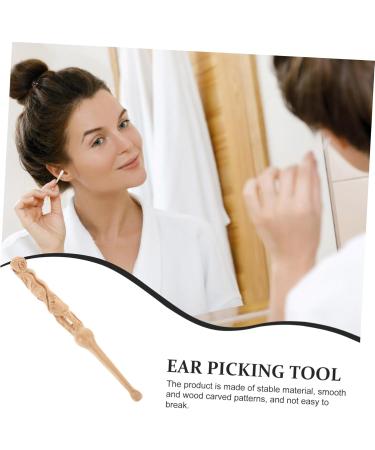 FOMIYES Ear Scoop Tool Reusable Wood Carved Earwax Removal Instrument for Safe Ear Cleaning Multi-Functional Earwax Picker for Home Use and - Buy Online on GoSupps.com