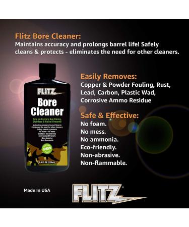 Flitz GB 04985 Gun Bore Cleaner 7.6 oz. Bottle - Black | Single Pack - Buy Online on GoSupps.com