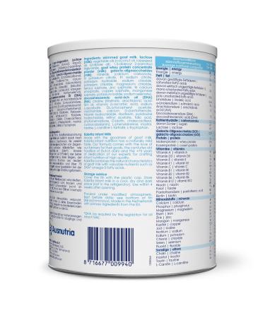 Kabrita Goat Milk Formula for Infants 0-6 Months | High-Quality Nutritional Baby Food | 800g Baby Milk Powder - Buy Online on GoSupps.com