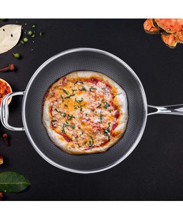 DELURA Stainless Steel Breakfast Pan Cooking Tools Kitchen Supplies Frying Baking Pan Cooking Pot Kitchen Utensils Cookware 32cm - Buy Online on GoSupps.com