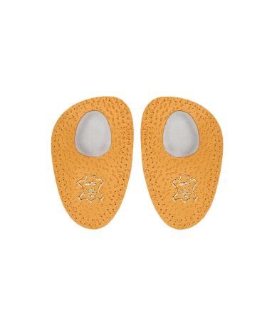 Leather Half Shoe Insoles Inserts with Metatarsal Arch Support and Foot Cushion for Women Kaps Restmed (Women / 4-5 US / 2-3 UK / 35-36 EUR)