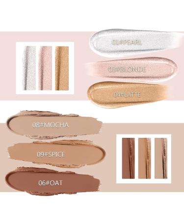 Wonder Stick Blonde/Mocha (03+08) Cream Contour Makeup for Face Shaping & Contouring - Pink11 - Buy Online on GoSupps.com