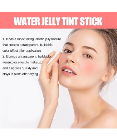 Milk Jelly Blush Milk Makeup Jelly Tint Milk Cooling Water Jelly Tint Milk Blush Stick Jelly Lip Tint Lip And Cheek Stain Sheer Natural Long-Lasting Multi Use Makeup Blush Stick (Coral(2) 0.98 2.16 inch) Coral(2) 1 count (Pack of 1) - Buy Online on GoSupps.com