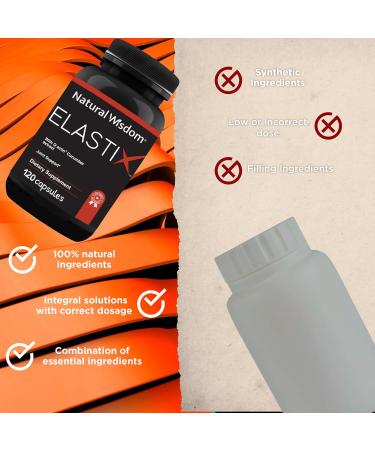 Elastix Joint Health Supplement with Q-actin Cucumber Extract & 95% Curcuminoid - Gluten Free 100% Natural 120 Capsules - International Shipping Available - Buy Online on GoSupps.com