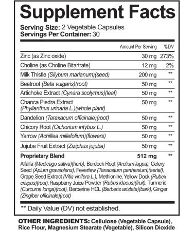 NutriFlair Liver Cleanse Detox with Milk Thistle - 60 Veggie Capsules - Buy Online on GoSupps.com