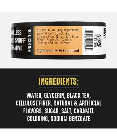 BaccOff Smooth Peach Pouches - Tobacco and Nicotine Free Snuff Alternative (1 Can, 0.63 oz) - Buy Online on GoSupps.com