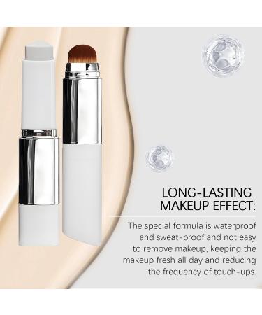 Blanc Cover Cream Stick V White - B ton de fondation cor en changement de couleur avec volufiline b tons de fond de teint anti-cernes fond de teint hydratant portable et facile transporter naturel - Buy Online on GoSupps.com