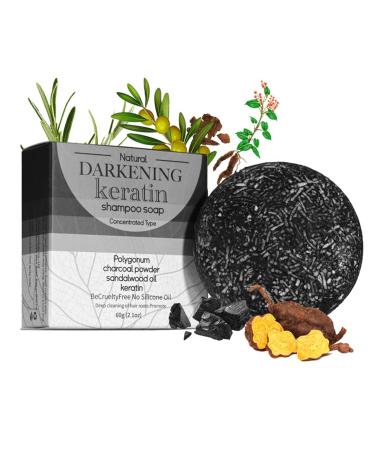 Zankie Reverse Shampoo Bar for Grey Hair Repairing Shampoo Soap for Fine White Hair Hair Strengthening Products Scalp Cooling Bar for Fine White Hair Zankie