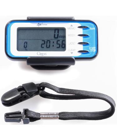 Ozeri 4x3runner Pocket 3D Pedometer and Activity Tracker with Dual Walking & Running Mode Technology - Buy Online on GoSupps.com
