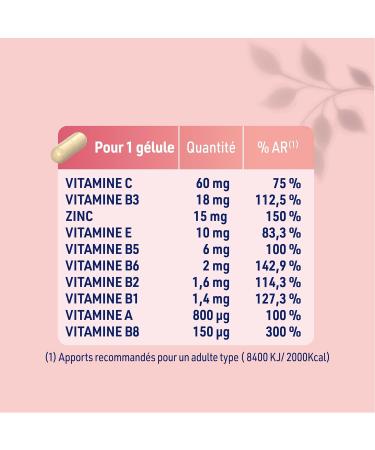 JUVAMINE - Skin Hair Nails - Beauty and Antioxidant - 10 Beauty Active Ingredients - Zinc Based and Vitamins A C E B1 B2 B3 B5 B6 and B8 - 40 Day Program - Buy Online on GoSupps.com