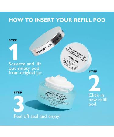 Peter Thomas Roth | Water Drench Hyaluronic Cloud Cream Hydrating Moisturizer Refill Pod | Hyaluronic Acid Cream For All Skin Types Line-Smoothing Fragrance-Free - Buy Online on GoSupps.com