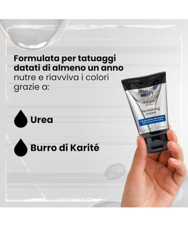  MUST MUST - Revitalizing Cream with exfoliating bristles. Promotes skin regeneration by removing color fading from tattooed skin tones. 200 ml (Revitalizing Cream) - Buy Online on GoSupps.com