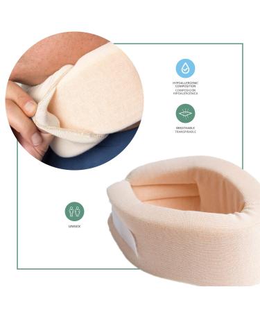 Ortones Roll Ruff - Removable Cervical Neck Support for Pain Relief | Beige | International Shipping Available - Buy Online on GoSupps.com
