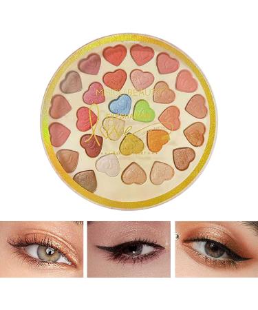 Eyeshadow Palette | Eye Shadow for Blue Eye Smoky Eyeshadow Palette Matte High Pigmented Smokey Eye Shadow 28 Colors Long Lasting Shimmer Powder Makeup Palette Rowces - Buy Online on GoSupps.com