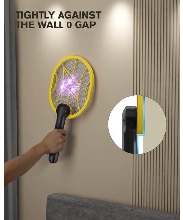 Sahara Sailor Electric Fly Swatter 2-IN-1 Bug Zapper with UV Light | Rechargeable & High-Voltage | Foldable Mosquito Zapper for Indoor & Outdoor Use - Buy Online on GoSupps.com