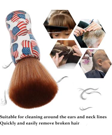Neck Duster Brush Professional Neck Face Hair Removal Brush Salon Hair Dust Cleaning Sweeping Brush for Hairstyling Salon Hairdressing - Buy Online on GoSupps.com