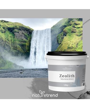 Buy NatureTrend Zeolite Powder 1.3kg - Premium Quality Natural Clean 94% Purity Extra Finely Ground Volcanic Stone - International Shipping Available - Buy Online on GoSupps.com