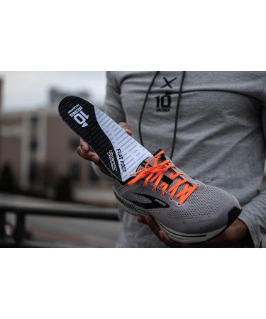 10 Seconds Flat Foot Unisex Shoe - White/Black - Size M11/W12.5 - Buy Online on GoSupps.com