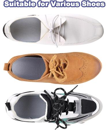 Ergonomic Height Increase Insoles - Comfortable 1.4 Shoe Lifts for Men & Women | Silicone Heel Cushions & Elevator Inserts for Arch Support & Leg Length Correction - Buy Online on GoSupps.com