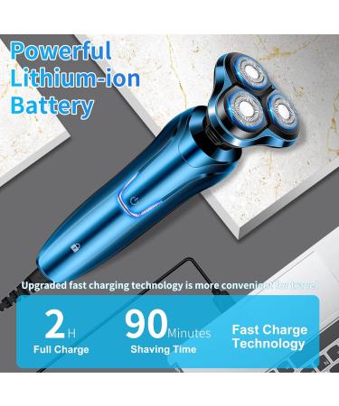 Buy Electric Razor for Men | 4 in 1 Waterproof Rotary Shaver | Cordless Wet & Dry Electric Shavers - Buy Online on GoSupps.com