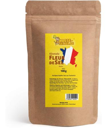  kaese-selber.de Fleur de Sel Sea Salt 100 g - Buy Online on GoSupps.com
