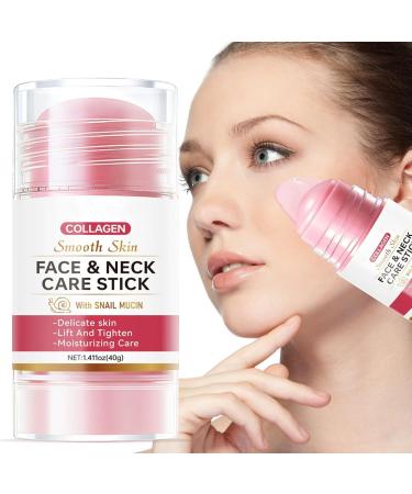 SANZHUAN Collagen & Snail Mucus Face and Neck Care Stick Firming & Lifting Moisturizer Balm with Aloe Vera Anti-Aging Reduces Wrinkles & Fine Lines Tightening Cream for All Skin Types (2 Pack) - Buy Online on GoSupps.com