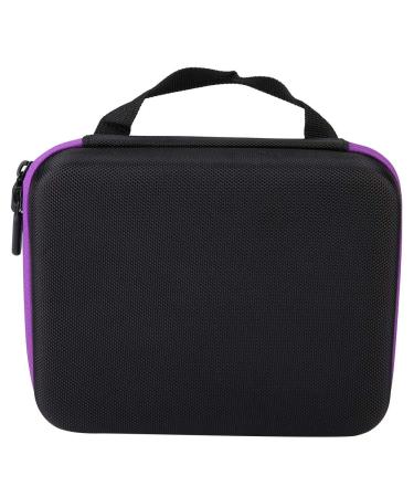 Jerliflyer essential oil handbag essential oil case 30 bottles of essential oil Storage bag Aromatherapy essential oil handbag (purple)