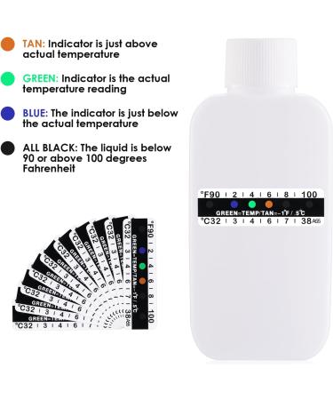 12 Pcs Urine Test Kit with 10 Temperature Strips & 2 Bottles - Complete Urinalysis Set - Buy Online on GoSupps.com