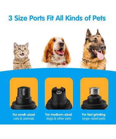 BDJ Upgraded Dog Nail Grinder with 2 LED Lights | Electric Rechargeable Pet Nail Trimmer for Dogs & Cats | 3-Speed, Powerful & Painless Grooming Tool in Black - Buy Online on GoSupps.com