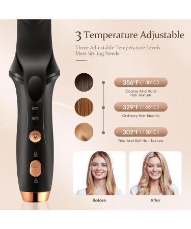 Cordless Mini Crimper Iron with USB Charging | 3 Temperature Settings | Ideal for Voluminous Hairstyles, Corn Perm Waves, and Hair Crimping - Buy Online on GoSupps.com