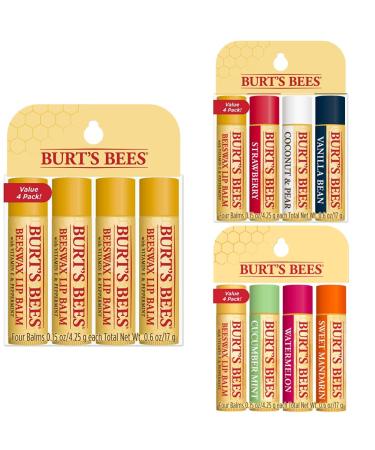Burt's Bees Lip Balm Flavor 12count