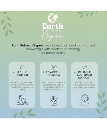 Earth BOTANIC Organic Ginger Root Extract 1500mg | High Strength 10:1 Concentrated Ginger Supplement | 120 Vegan Capsules | Non-GMO Gluten-Free | Ginger Root Capsules for Daily Wellness - Buy Online on GoSupps.com