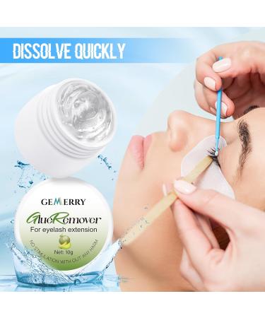 GEMERRY Cream Lash Extension Remover 10g - Gentle Eyelash Glue Remover for Sensitive Skin - Fast Dissolve Formula for Lash Extensions (Cantaloupe - Buy Online on GoSupps.com