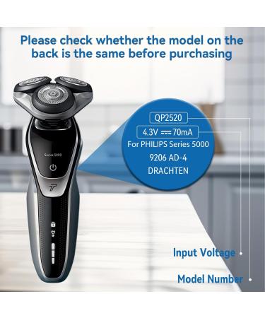 Buy OneBlade Charging Cable 4.3V for Philips QP2520 QP2620 MG3720 MG5730 BT3206 - International Shipping Available - Buy Online on GoSupps.com