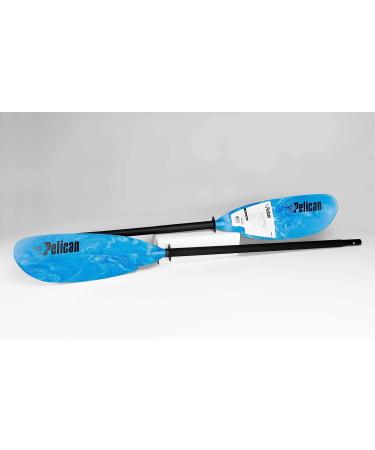 Poseidon Paddle 89 in - Lightweight Adjustable Kayak Paddle - Aluminum Shaft & Fiberglass Blades - Blue 2020 Model - Buy Online on GoSupps.com