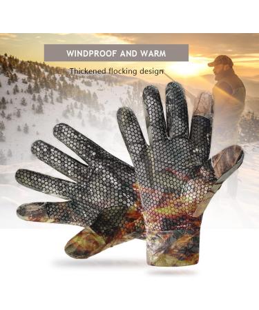 Camo Hunting Gloves - Anti-Slip Full Finger/Fingerless Gloves for Archery & Outdoors - Buy Online on GoSupps.com