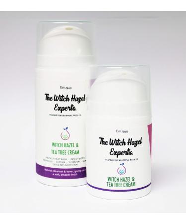 The Witch Hazel Experts | Calamine Tea Tree & Witch Hazel Cream 100g | Joint Pain & Skin Relief - Buy Online on GoSupps.com