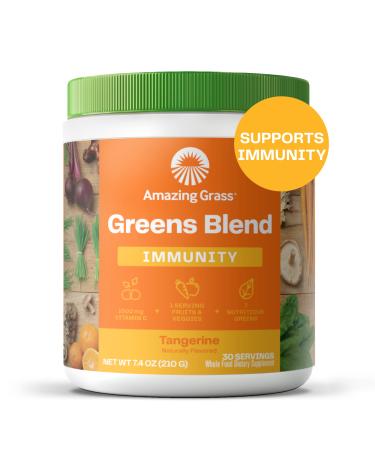 Amazing Grass Green Superfood Immunity Tangerine 7.4 oz (210 g)
