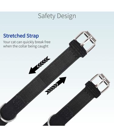Reflective Airtag Cat Neck Band | Leather GPS Tracker with Apple Airtag Holder & Bell | Pink | Fits Young Cats 9-13 Inch (23-33cm) - Fast International Shipping - Buy Online on GoSupps.com