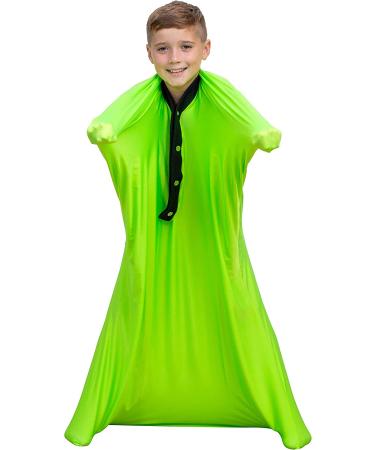 Special Supplies Green Sensory Body Sock | Full-Body Wrap for Stress Relief | Stretchy, Breathable & Cozy Sack for Boys & Girls | Calming Cocoon (Medium 47x27) | Safe & Comfortable | Pack of 1 - Buy Online on GoSupps.com