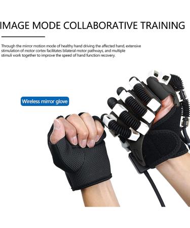 ZZBB Finger Rehabilitation Gloves Hand Rehabilitation Device Hand Exerciser for Passive Training Finger Flexion Correction for Stroke Hemiplegia Patients Left Medium - Buy Online on GoSupps.com