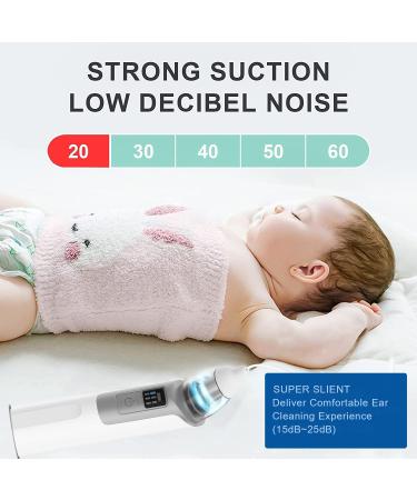 Earwax Vacuum Strong Suction 6 Gear | KDO Ear Wax Remover with Indicator | Safe Silicone Tip | Ear Cleaner Tool for Humans & Pets - Buy Online on GoSupps.com