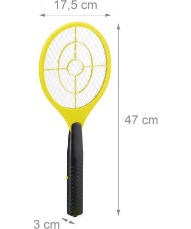 2-Pack Yellow Electric Fly Swatters - Chemical-Free Mosquito & Fly Zappers for Effective Pest Control - Buy Online on GoSupps.com